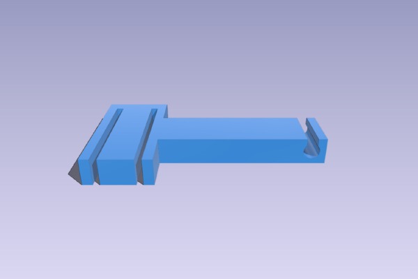 HO Scale Track Cleaner | 3d print model