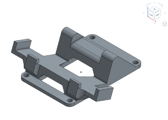 Xiaomi Yi ZMR 250 Mount | 3d print model