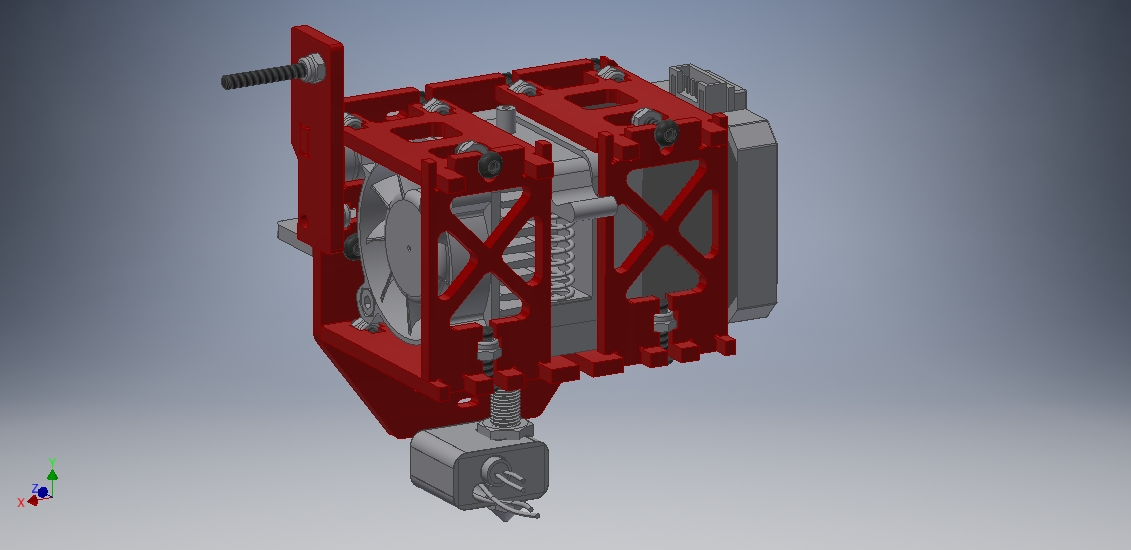 Modification of the X car with laser parts