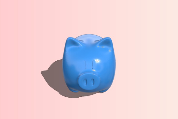 cute pig | 3d print model