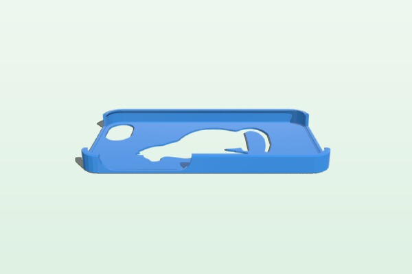 cat iphone 5 case | 3d print model