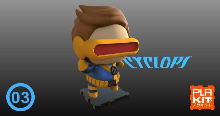 X-MEN 90s Cyclops | 3d print model