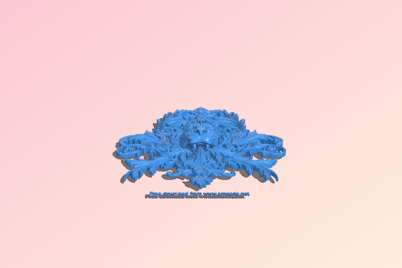 Pattern decor design lion