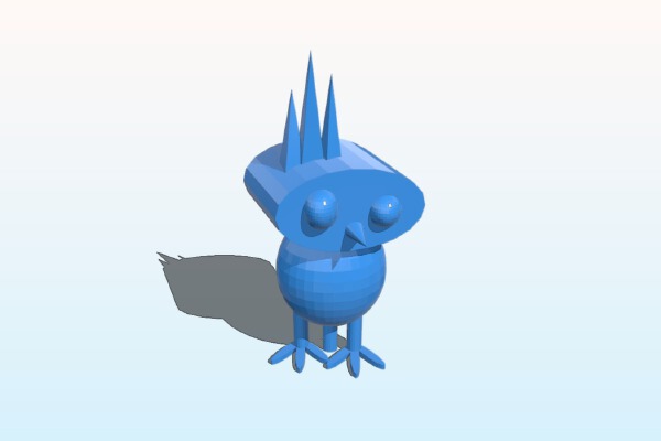 Princess Bird | 3d print model