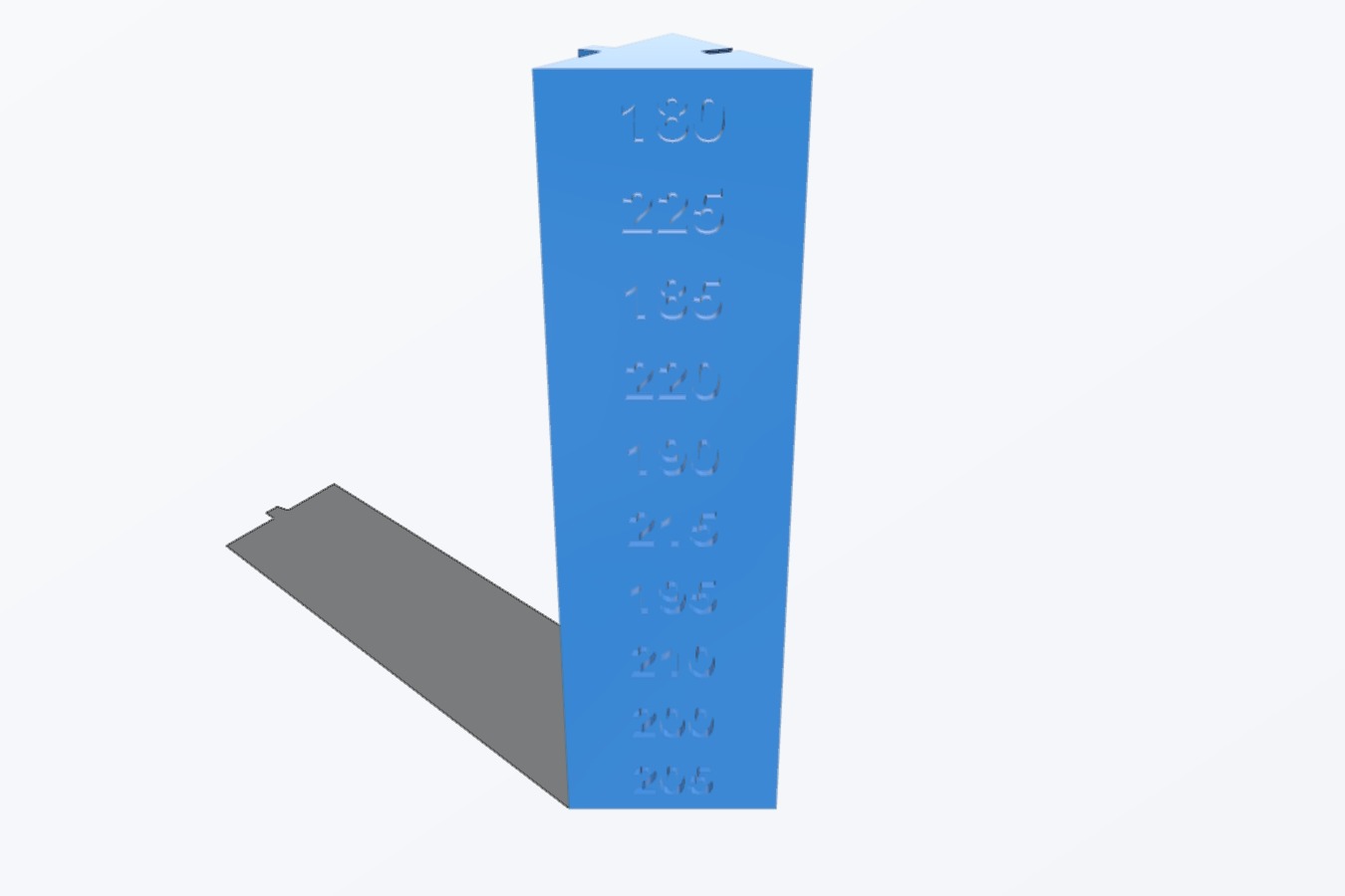 Fast PLA temp test