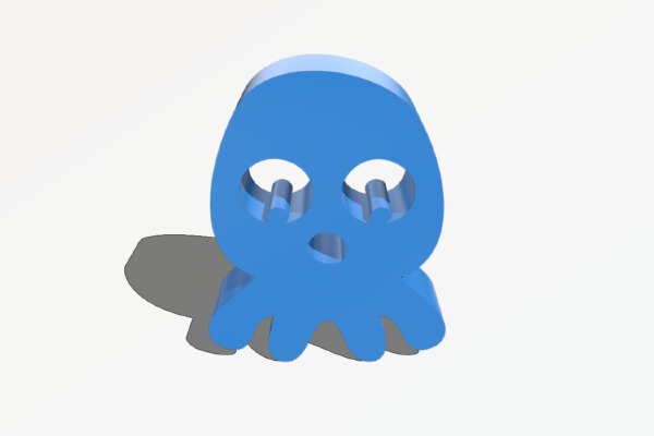 Surprised Squid | 3d print model