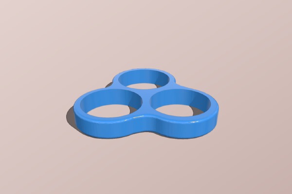 One handed spinner | 3d print model