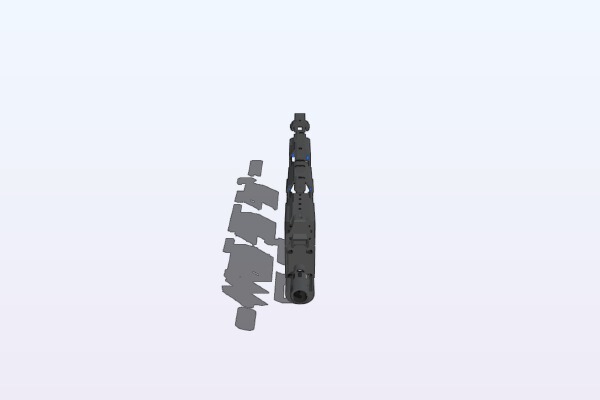 Bolter kit for airsoft G36 Cyma | 3d print model