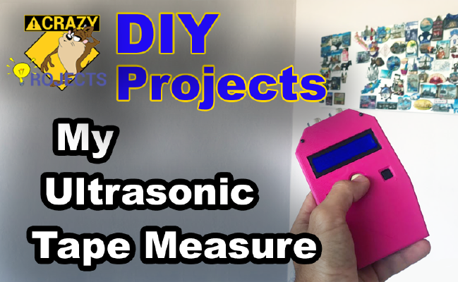 My Ultrasonic Tape Measure | 3d print model