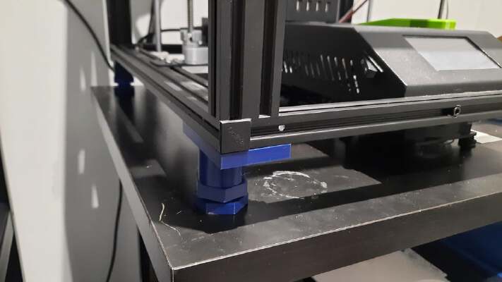 Ender 5 Plus leveling feet | 3d print model