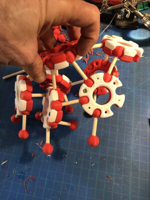 Strong Fabric using 7mm Bamboo rods | 3d print model
