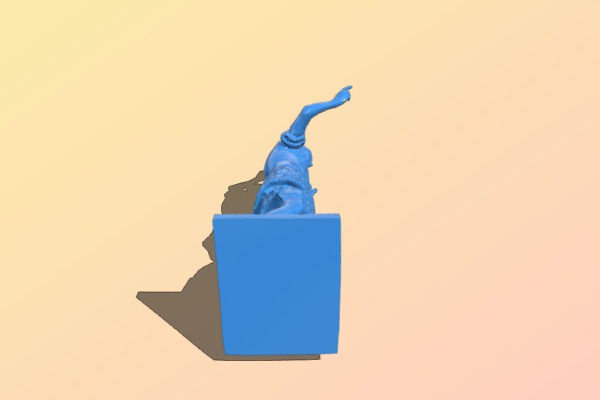 Statue of Trajan at Tower Hill, London | 3d print model