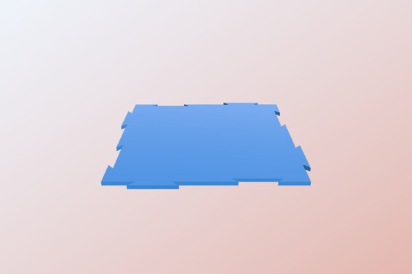 Expandable modular tray | 3d print model