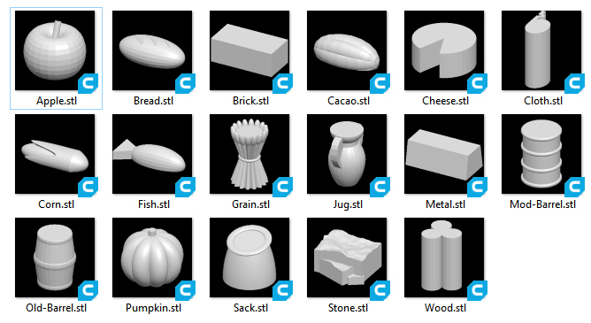 Simple Print Game Resources | 3d print model