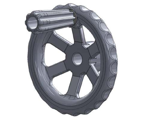 Bridgeport Quill Handwheel | 3d print model