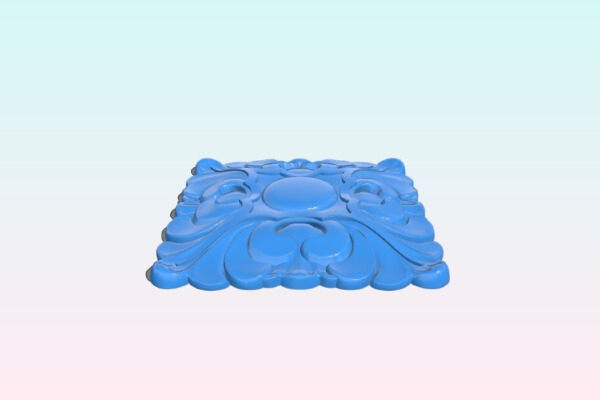 Square pattern decor | 3d print model