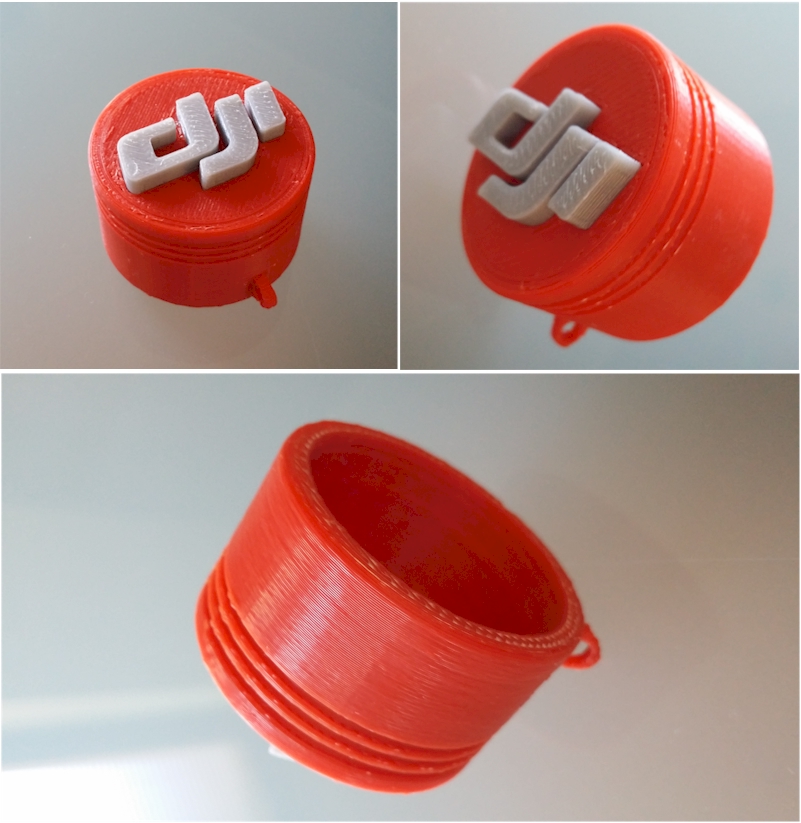 DJI Phantom Lens Cap in Red