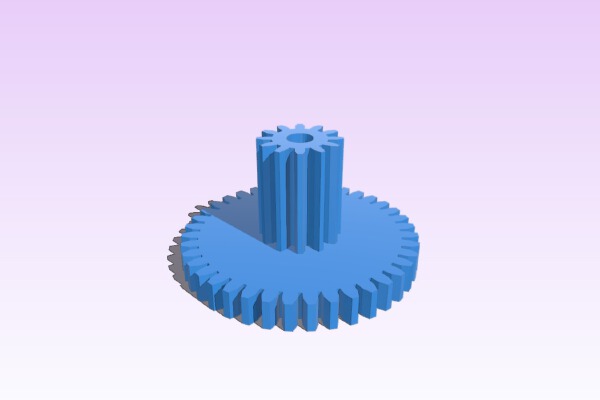 RC car gear | 3d print model