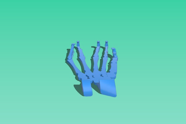 skeleton phonecase | 3d print model