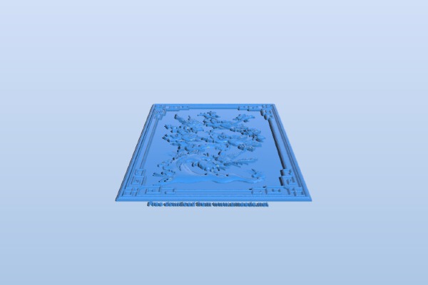 Painting of birds | 3d print model