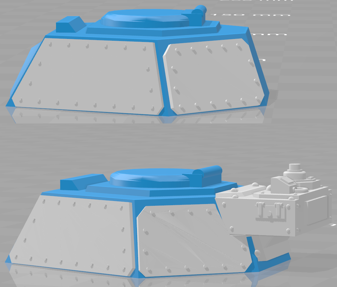 Alternate turret armor for Chimera like vehicles - WH40k