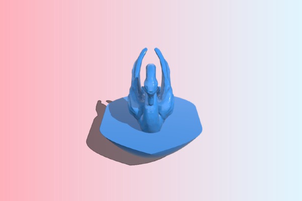 Floating Odile the Swan | 3d print model