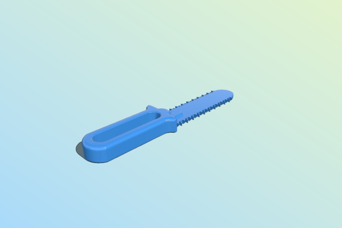 Cardboard Slot saw