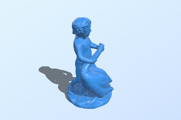 Love with a swan | 3d print model