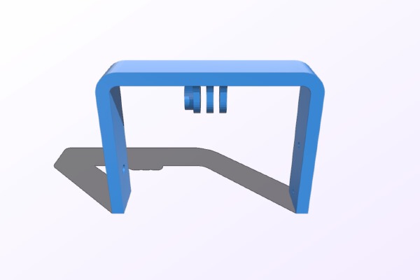 Gimbal Gopro de Tyrolienne motorisée - Gopro Gimbal for motorized yodel | 3d print model