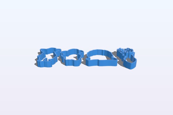 Cookie cutters | 3d print model