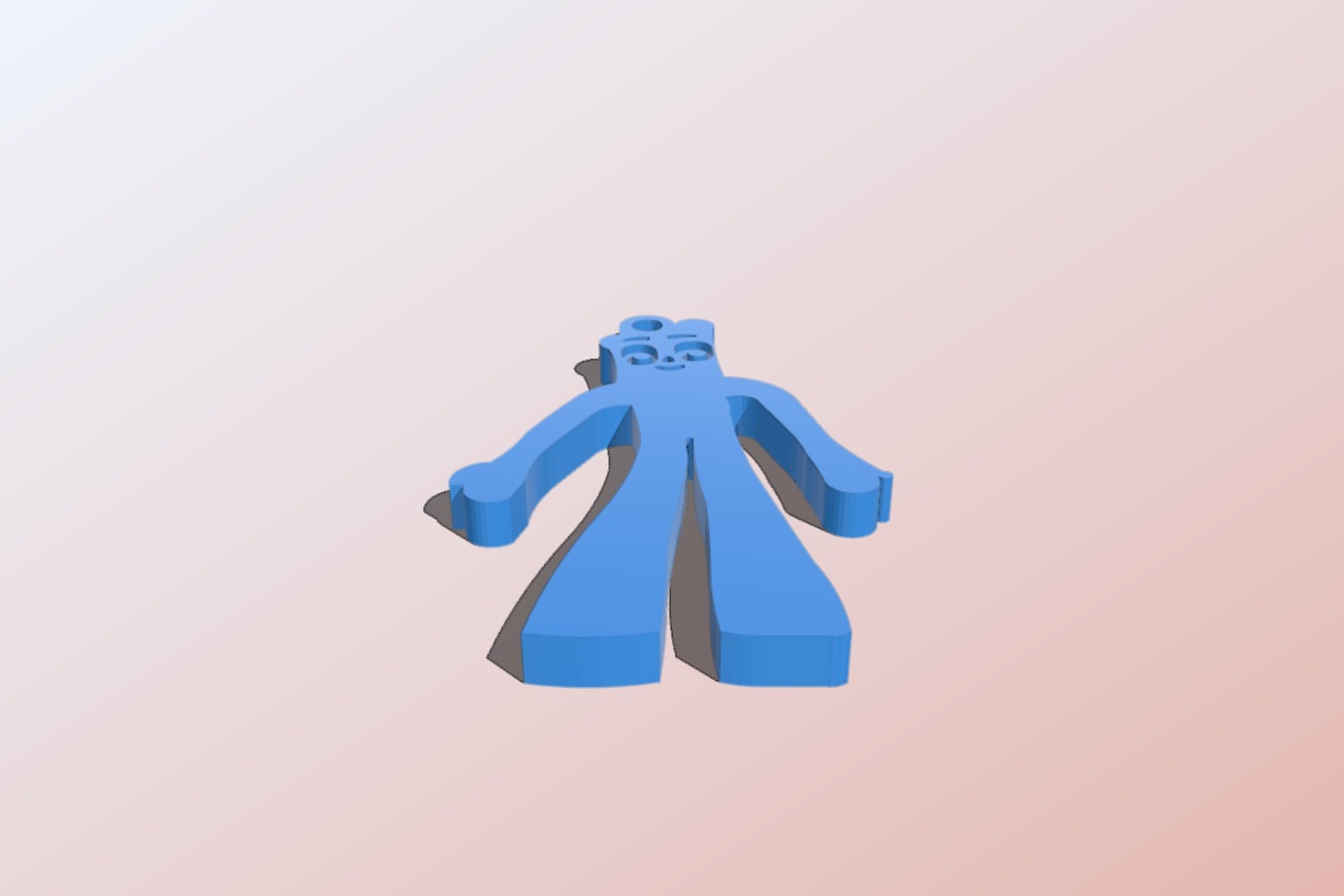 Gumby Keychain