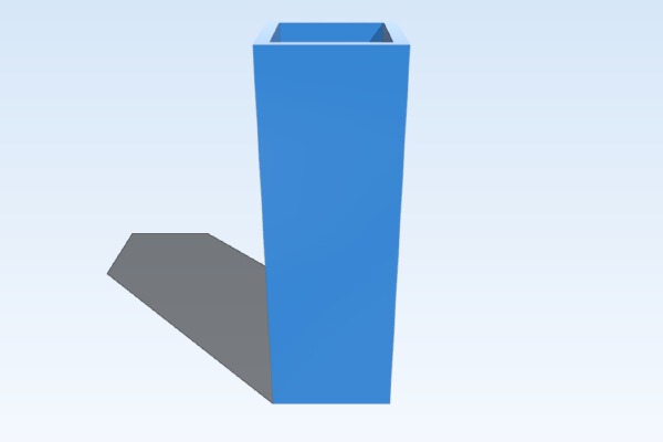 Customizable Profile Square | 3d print model