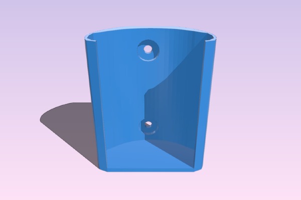 wall mount for lg tv remote control | 3d print model
