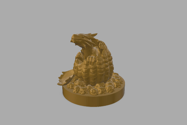 Baby Dragon Hatching | 3d print model