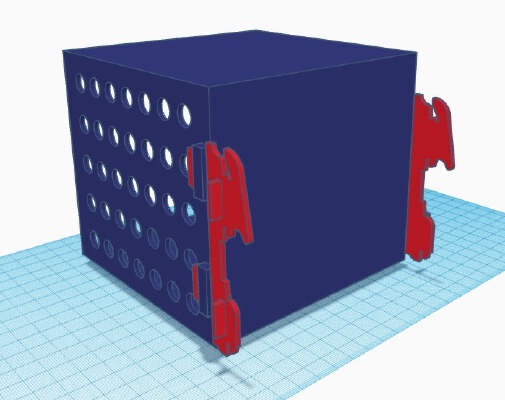 Small Things Organizer Shelf for Slotted Pegboards | 3d print model