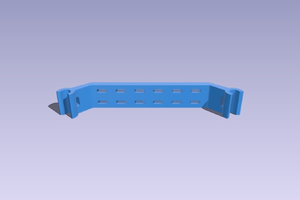 Traxxas Summit roof cage mount plate (v2.1) | 3d print model