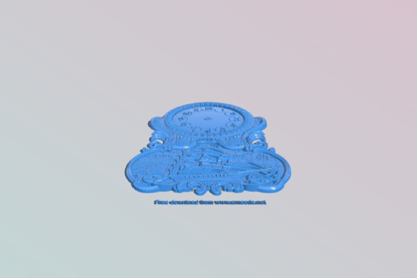 Wall clock pattern | 3d print model