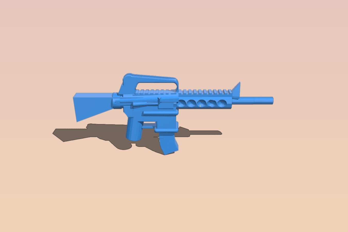 m16 rifle for brick figures