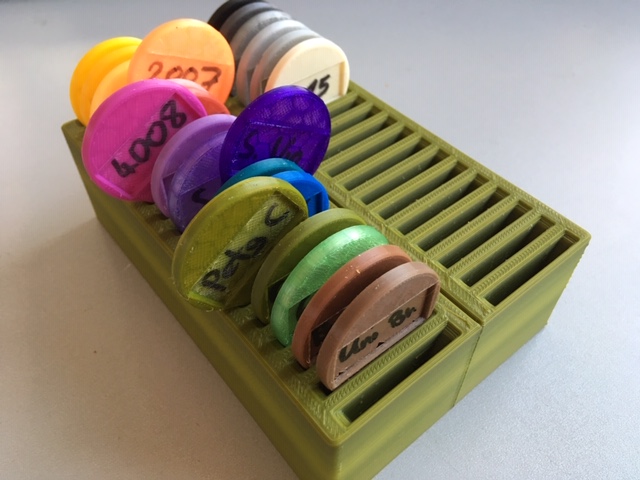 Filament Sample Card with Holder