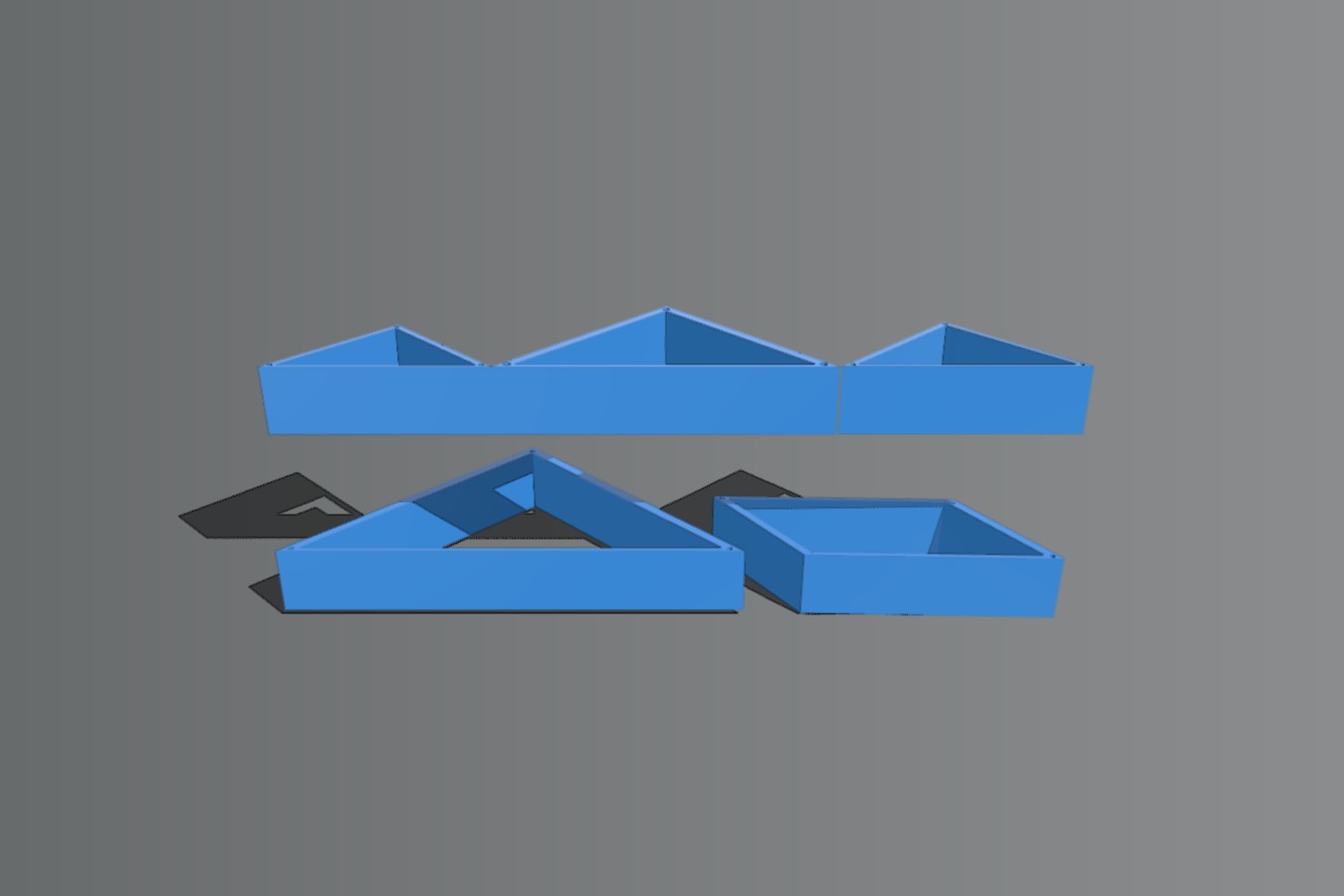 Christmas Tan gram shelving-Tinkercad Christmas