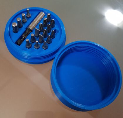 Screwdriver Bits Case | 3d print model