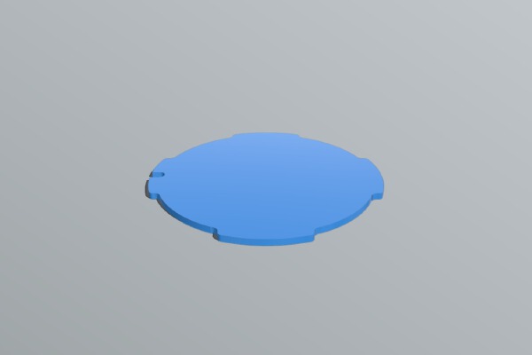 ARRI PL mount base | 3d print model
