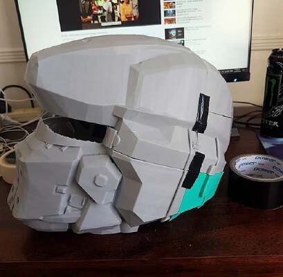 Halo 5 Warrior Helmet | 3d print model