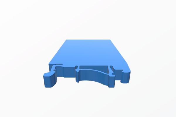 DIN Rail Terminal Block Divider | 3d print model