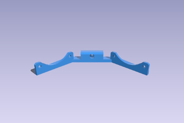 i3 Rework Dual 50mm Fan Holder | 3d print model