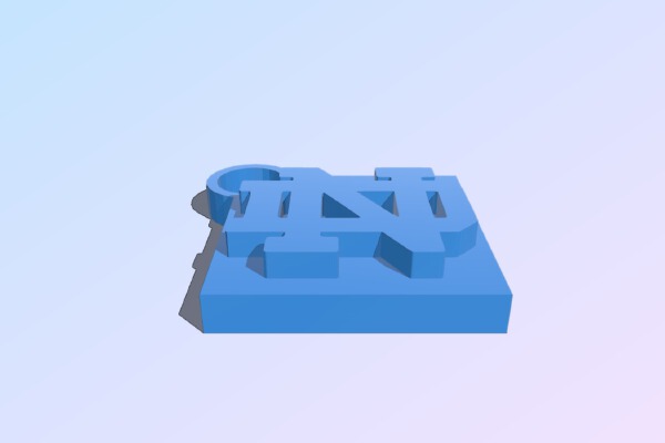 Notre Dame Keychain | 3d print model