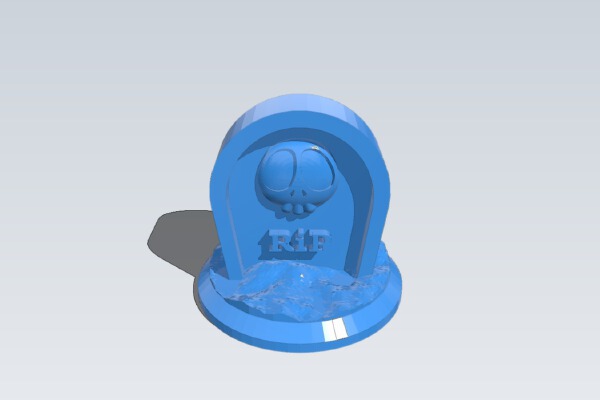 Krosmaster token Tombstone | 3d print model