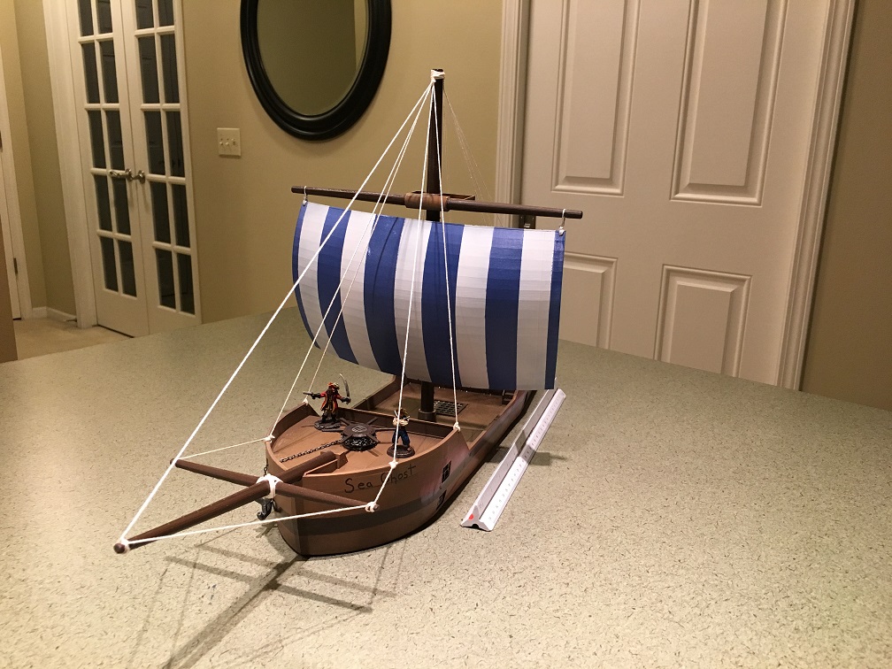 Sailing ship for table top games (Saltmarsh DnD)