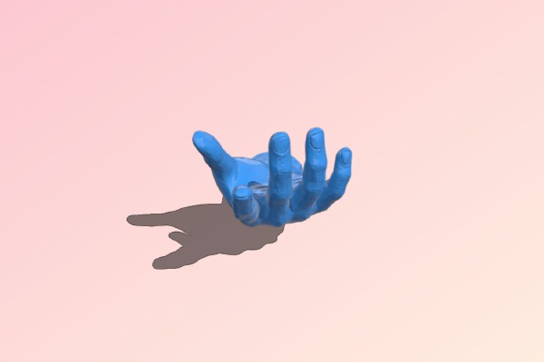Hand of Adam at The Rodin Museum, Paris | 3d print model