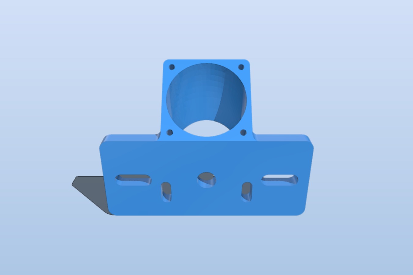 BPS Extruder with Fan Mount and Cable Holes